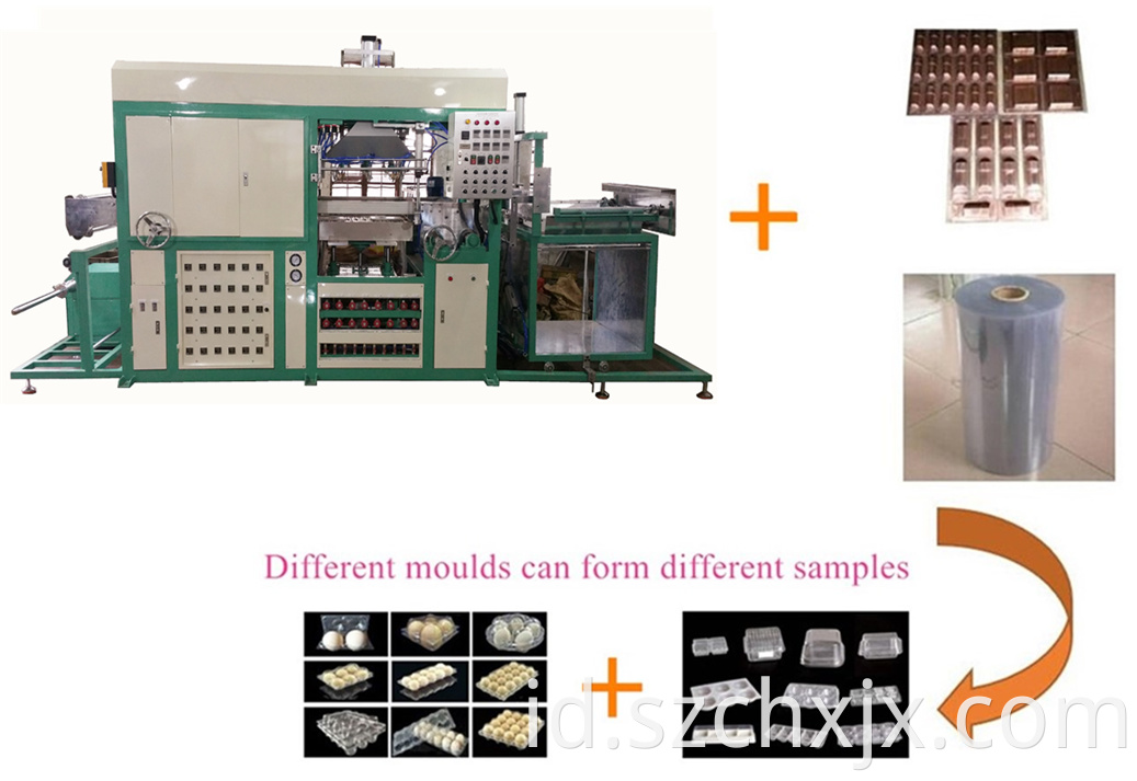New design automatic plastic blister forming machine